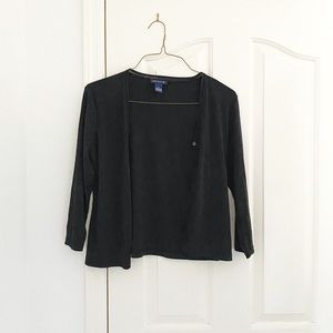 Ann Taylor Black Button Up Cardigan